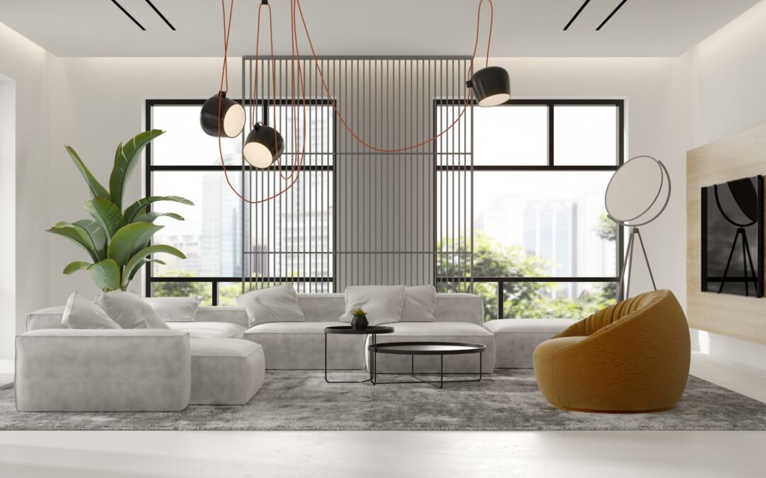 Modern stílusú nappali