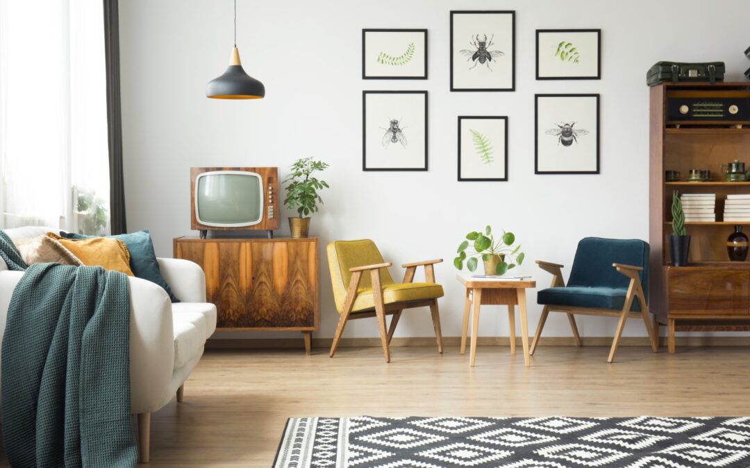 retro lakberendezési stílus