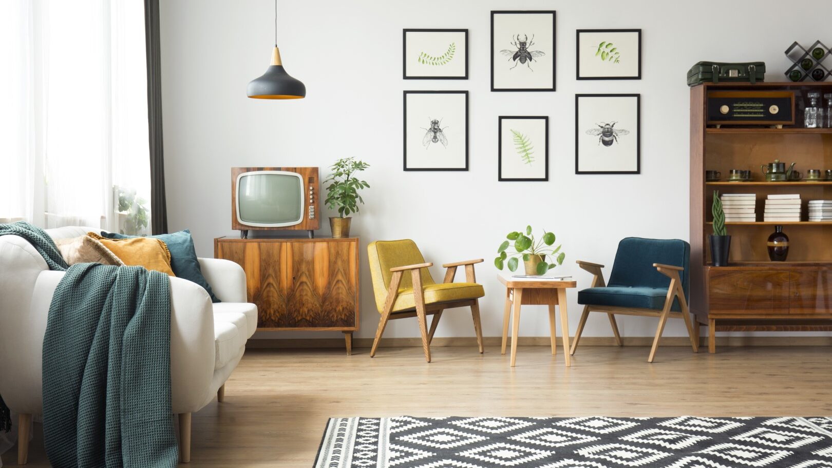 retro lakberendezési stílus